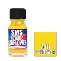 SMS AC11 ADVANCE ACRYLIC LAQUER PAINT SUNFLOWER GLOSS 10ML