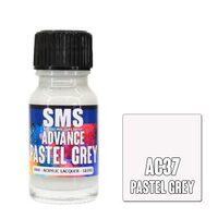 SMS AC37 ADVANCE ACRYLIC LAQUER PAINT PASTEL GREY GLOSS 10ML