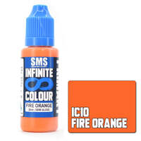 SMS PAINTS IC10 INFINITE COLOUR FIRE ORANGE SEMI GLOSS 20ML