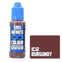 SMS PAINTS IC12 INFINITE COLOUR BURGUNDY SEMI GLOSS 20ML