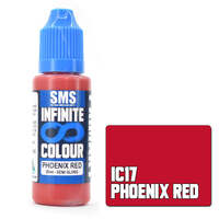 SMS PAINTS IC17 INFINITE COLOUR PHOENIX RED SEMI GLOSS 20ML