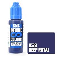 SMS PAINTS IC22 INFINITE COLOUR DEEP ROYAL SEMI GLOSS 20ML