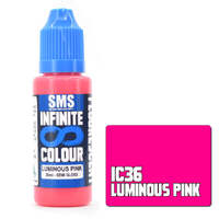 SMS PAINTS IC36 INFINITE COLOUR LUMINOUS PINK SEMI GLOSS 20ML