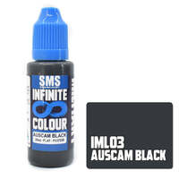 SMS PAINTS IML03 INFINITE MILITARY COLOUR AUSCAM BLACK 20ML