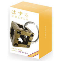 HANAYAMA HUZZLE CAST BOX DISASSEMBLE AND ASSEMBLE TYPE METAL PUZZLE DIFFICULTY  LEVEL 2