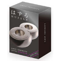 HANAYAMA HUZZLE CAST INFINITY DISASSEMBLE AND ASSEMBLE TYPE METAL PUZZLE DIFFICULTY  LEVEL 6