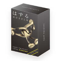 HANAYAMA HUZZLE CAST TRINITY DISASSEMBLE AND ASSEMBLE TYPE METAL PUZZLE DIFFICULTY  LEVEL 6