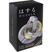 HANAYAMA HUZZLE CAST CYCLONE DISASSEMBLE AND ASSEMBLE TYPE METAL PUZZLE DIFFICULTY  LEVEL 5