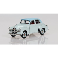 DDA DDA402 1953 FJ HOLDEN SEDAN TWO TONE BLUE FULLY DETAILED OPENING DOORS BONNET AND BOOT 1/24 SCALE DIECAST MODEL