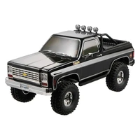 FMS FCX10 RS BLACK CHEVROLET KS BLAZER BRUSHED RS 1/10 SCALE REMOTE CONTROL ROCK CRAWLER READY TO RUN REQUIRES BATTERY AND CHARGER