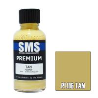 SMS PL116 TAN FS20400 PREMIUM ACRYLIC LACQUER SEMI GLOSS PAINT 30ML