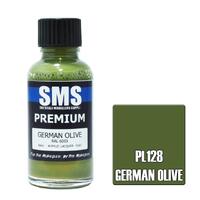 SMS PL128 GERMAN OLIVE RAL6003 PREMIUM ACRYLIC LACQUER FLAT PAINT 30ML