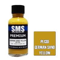 SMS PL130 GERMAN YELLOW SAND RAL7028 PREMIUM ACRYLIC LACQUER FLAT PAINT 30ML