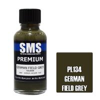 SMS PL134 GERMAN FIELD GREY RAL6006 PREMIUM ACRYLIC LACQUER FLAT PAINT 30ML