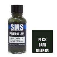 SMS PL138 DARK SEA GREEN BRITISH WWII AFV PREMIUM ACRYLIC LACQUER FLAT PAINT 30ML