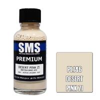 SMS PL146 DESERT PINK ZI BRITISH WWII AFV PREMIUM ACRYLIC LACQUER FLAT PAINT 30ML