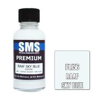 SMS PL156 RAAF SKY BLUE FS25550 PREMIUM ACRYLIC LACQUER SEMI GLOSS PAINT 30ML