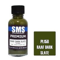 SMS PL158 RAAF DARK SLATE FS34096 PREMIUM ACRYLIC LACQUER FLAT PAINT 30ML