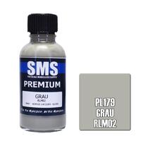 SMS PL179 GRAU RLM02 PREMIUM ACRYLIC LAQUER 30ML