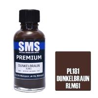 SMS PL181 DUNKELBRAUN RLM61 PREMIUM ACRYLIC LAQUER 30ML