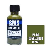 SMS PL186 DUNKELGRUN RLM71 PREMIUM ACRYLIC LACQUER 30ML