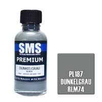 SMS PL187 DUNKELGRAU RLM74 PREMIUM ACRYLIC LACQUER 30ML