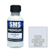 SMS PL189 LICHTBLAU RLM76 PREMIUM ACRYLIC LACQUER 30ML