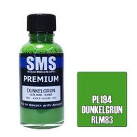 SMS PL194 DUNKEL GRUN RLM83 PREMIUM ACRYLIC LACQUER PAINT 30ML