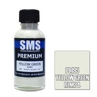 SMS PL195 YELLOW GREEN PREMIUM ACRYLIC LACQUER PAINT 30ML