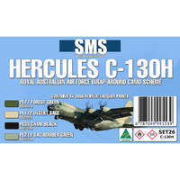 SMS SET26 HERCULES C-130H COLOUR SET ACRYLIC PAINT 4X30ML