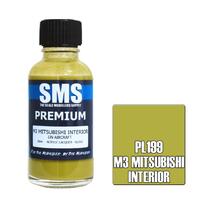 SMS PL199 M3 MITSUBISHI INTERIOR PREMIUM ACRYLIC LAQUER 30ML