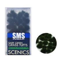 SMS SCN02 SCENERY GRASS TUFTS DARK GREEN