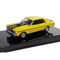 DDA COLLECTIBLES SERIES 24815-1 XY GTHO PHASE III FORD YELLOW 1/24 SCALE DIECAST METAL MODEL