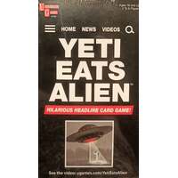 UNIVERSITY GAMES YETI EATS ALIEN CARD GAME 18+