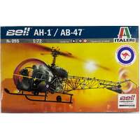 ITALERI 095 BELL AH-1 / AB-47 MODEL HELICOPTER 1/72