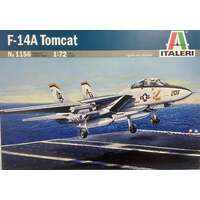 ITALERI 1156 F-14A TOMCAT MODEL PLANE JET 1/72