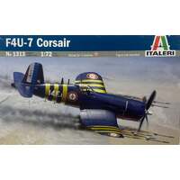 ITALERI 1313 F4U-7 CORSAIR 1/72 SCALE PLASTIC MODEL KIT