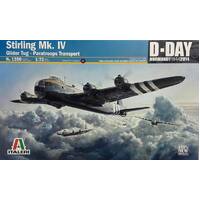 ITALERI 1350 STIRLING MK IV GLIDER TUG PARATROOPS TRANSPORT 1/72