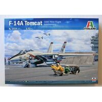 ITALERI 1414 F-14A TOMCAT 50TH FIRST FLIGHT ANNIVERSARY 1/72 SCALE PLASTIC MODEL KIT