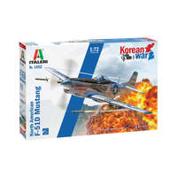 ITALERI 1452 NORTH AMERICAN F-51D MUSTANG KOREAN WAR 1/72 SCALE PLASTIC MODEL KIT