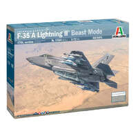 ITALERI 1464SA LOCKHEED MARTIN F-35A LIGHTNING II BEAST MODE 1/72 SCALE PLASTIC MODEL KIT FIGHTER