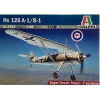 ITALERI 2701 HS 126 A1/B1 MODEL PLANE 1/48