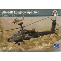 ITALERI 2748 AH-64D LONGBOW APACHE MODEL HELICOPTER 1/48 PLASTIC MODEL KIT