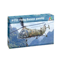 ITALERI H-21C FLYING BANANA GUNSHIP 1/48 PLASTIC MODEL KIT