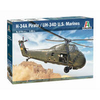 ITALERI 2776 HUS-1 SEAHORSE/UH-34D U.S MARINES 1:48 PLASTIC MODEL KIT