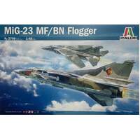 ITALERI 2798 MIG 23 MF/BN FLOGGER MODEL PLANE JET 1/48 PLASTIC MODEL KIT