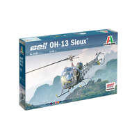 ITALERI 2820 BELL OH-13 SIOUX COREAN WAR HELICOPTER PLASTIC MODEL KIT