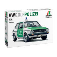 ITALERI 3666S VW GOLF POLIZEI 1978 BERLIN POLICE CAR 1/24 SCALE PLASTIC MODEL KIT