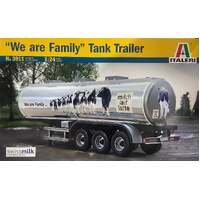 ITALERI 3911 WE ARE FAMILY - CLASSIC TANK TRAILER 1:24 PLASTIC MODEL KIT