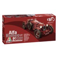 ITALERI 4708 ALFA ROMEO 8C/2300 ROADSTER 1/12 PLASTIC MODEL KIT